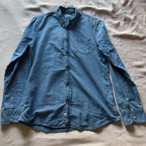 Marine Layer Button Down Long Sleeve [Blue]